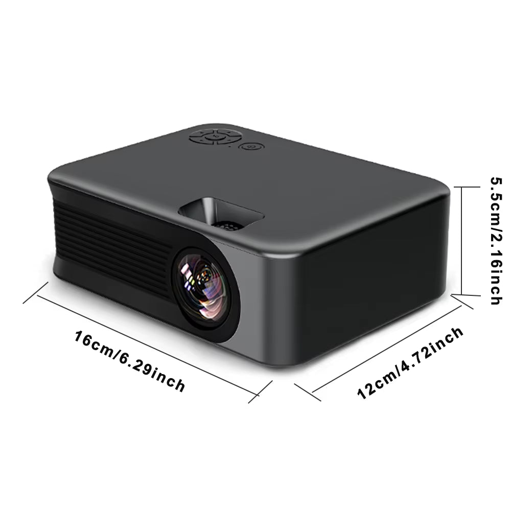 The  A30C Wifi Mini Projector Cinema Syncs Mobile Phone with Screen Portable Projector Home Supports 1080P Movie Projecto